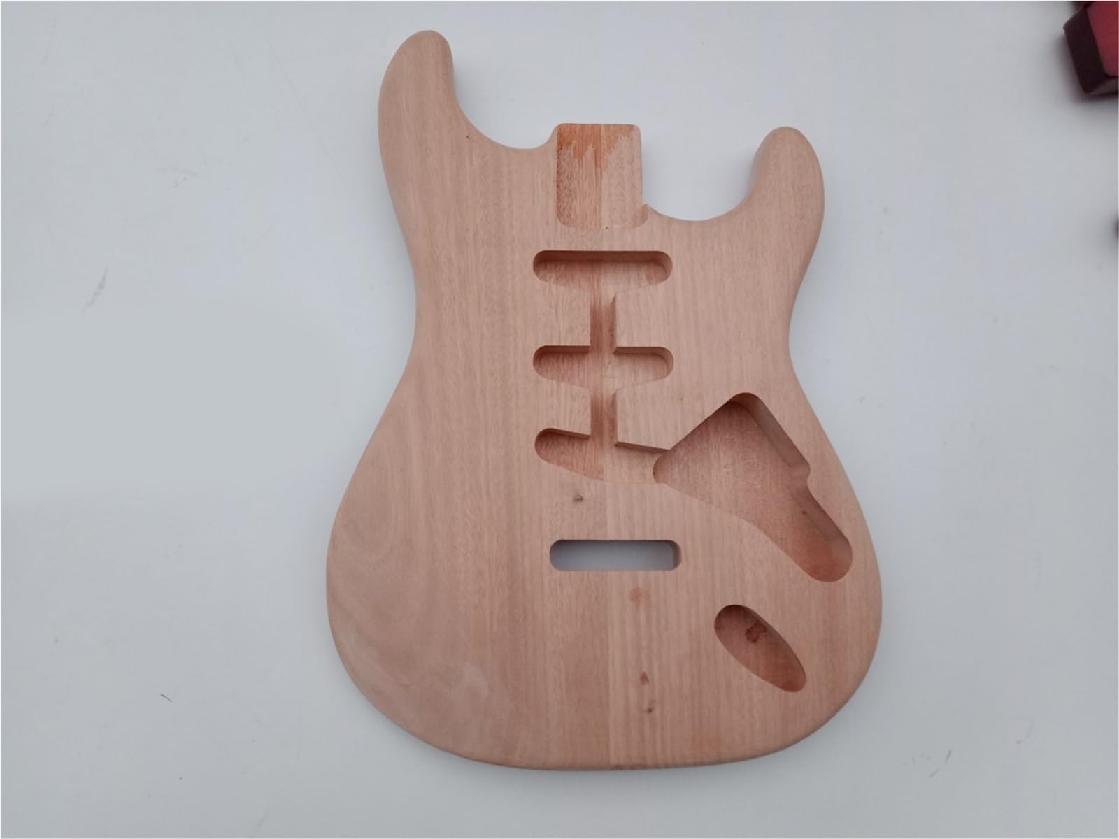 Gitara Elektryczna Z Korpusem Mahoniu Wykończenie Pomarańczowe Zestaw Samodzielnego Montażu Korpusu Gitary