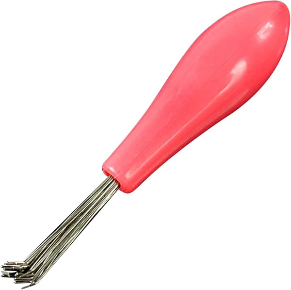 Rastrello metallico per pulire spazzole capelli