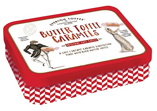 Everton Toffee Butter Toffee Caramels, Original Toffee Flavor (8 oz. tin) Gourmet, Artisan
