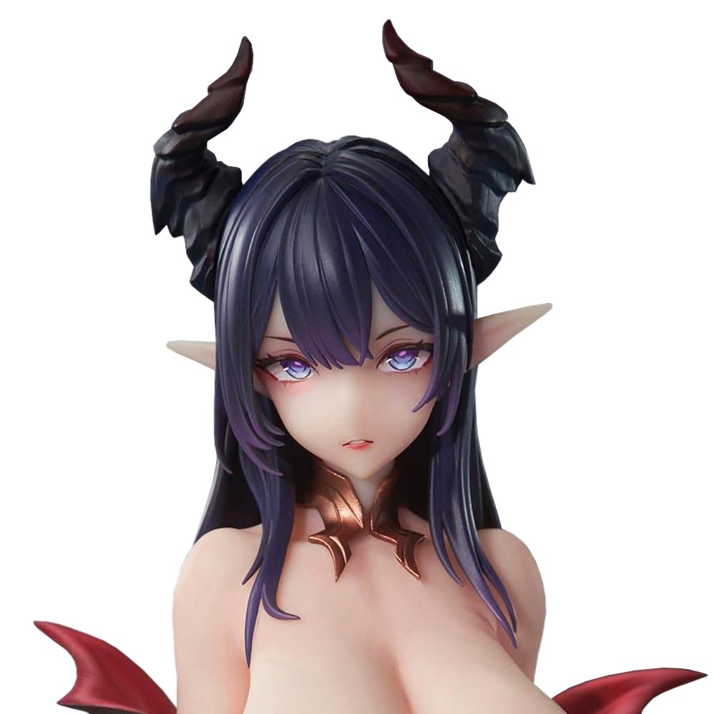 DEXSHUN Anime Illustration Figur The Witch of Desire-Liliana Manga Original Painting Modell Statue mit Austauschbarem Zubehör PVC Desktop Dekoration Weihnachts Sammlerstücke Geschenk 32cm