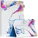 Dteck Case for iPad Mini 3/2/1, Slim Fit Folio Stand PU Leather Case [Stylus Slot] Smart Auto Wake/Sleep Cover for Apple iPad Mini 1/Mini 2/Mini 3, Cute Elephant