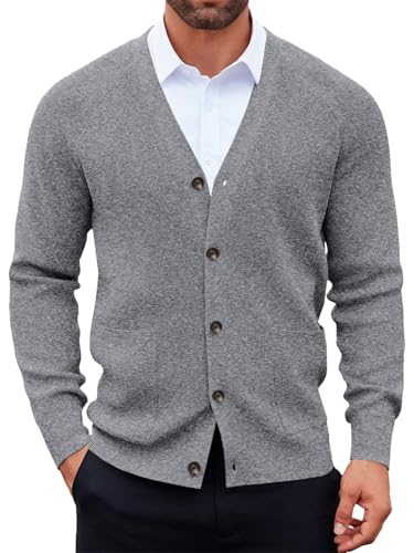 Check out this Runcati Men's Cardigan Sweater V Neck Long Sleeve Casul Cardigan Button Down Knitted Sweaters with Pockets Grey from Amazon! Check out this Runcati Men's Cardigan Sweater V Neck Long Sleeve Casul Cardigan Button Down Knitted Sweaters with Pockets Grey from Amazon!
