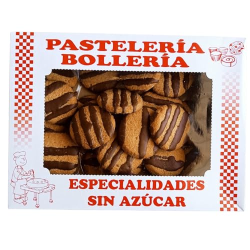 Pastas de Chocolate con Naranja | Dulces SIN Azúcar | Contiene 450g