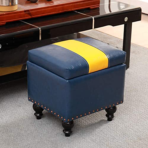 Pouf coffre gain de place pour ranger vos affaires discrètement
