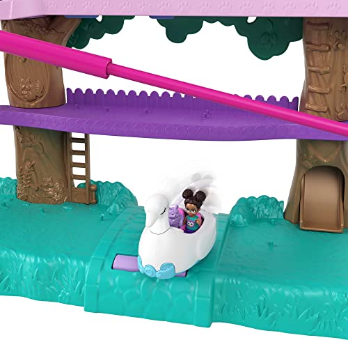 Polly Pocket Boneca Pollyville Aventuras na casa da árvore, Modelo: HHJ06, Cor: Multicolorido