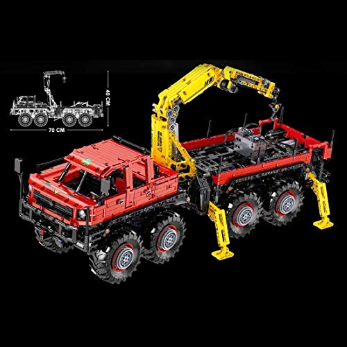 n.g. Home Decor Technic Offroad Truck Modellbausatz 24 GHz Ferngesteuerter Truck Modellbausatz 3068 Teile Baustein… – Bild 4
