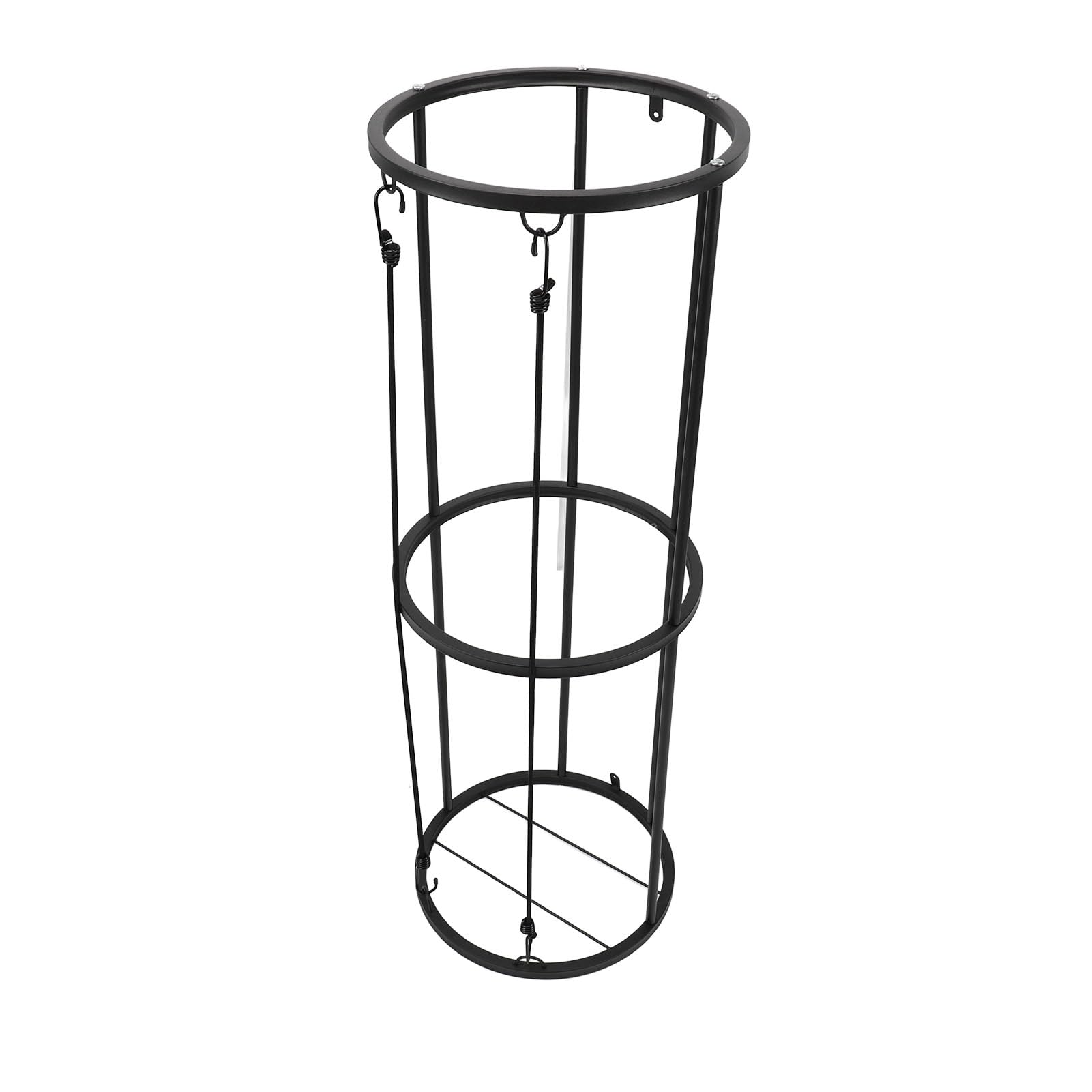 AMONIDA 33x33x97,5CM Pionowa Stojak na Piłki dla Entuzjastów Sportu W Domowej Siłowni Może Przechowywać 4-5 Piłek do Koszykówki i Piłki Nożnej Odpinana Konstrukcja Oszczędza