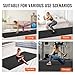 VEVOR Large Exercise Mat, 12'x6'/10'x6'/9'x6'/8'x6'/8'x5'/7'x5'/6'x4' (7mm) Extra Thick, Non Slip High Density Premium Workout Mat, Exercise Yoga Mat for Men & Women, Fitness & Exercise Mat with Bag & Carry Strap, for All Types of Home Yoga, Pilate & Floor Workout