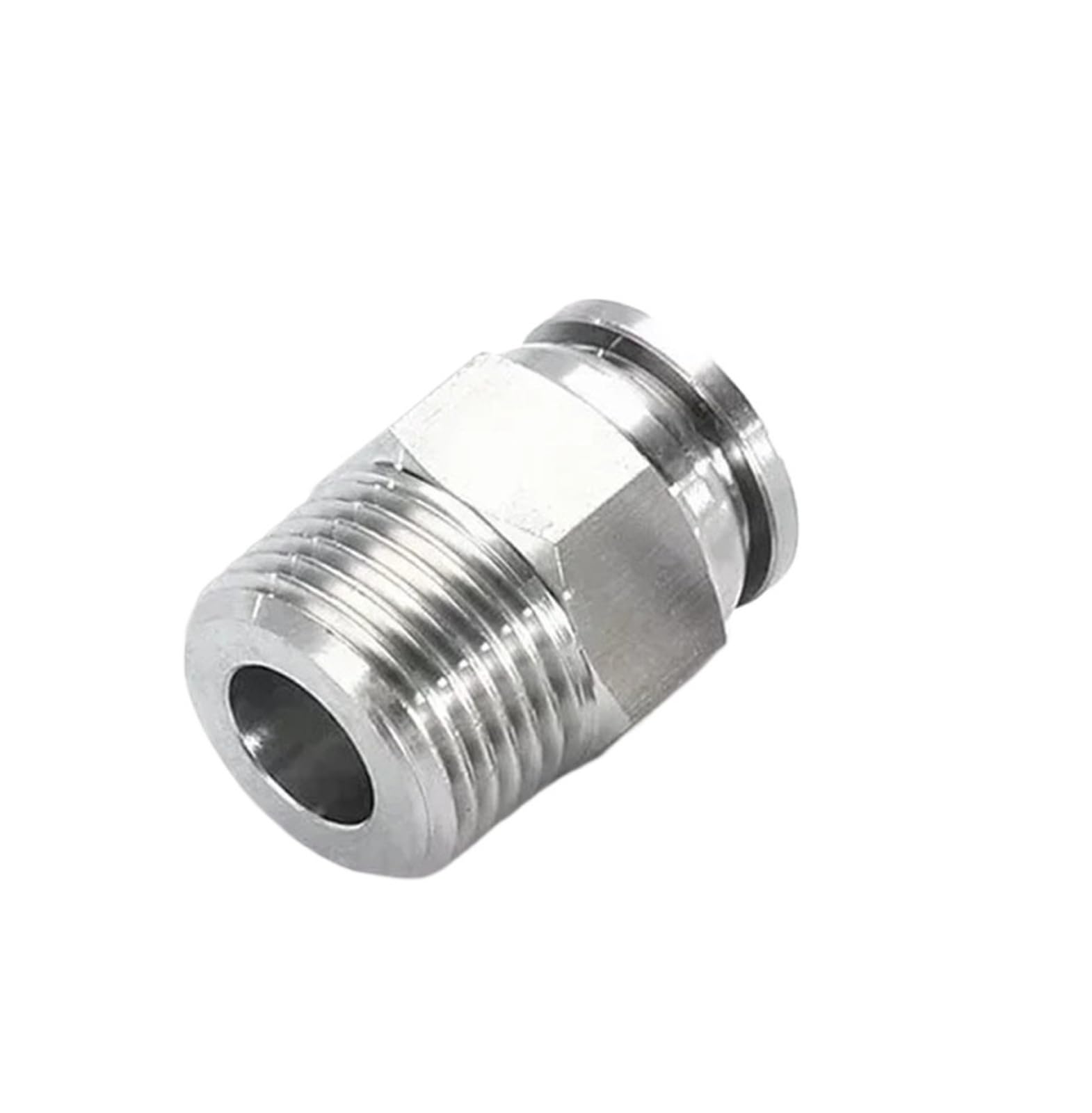 Conectores neumáticos de acero inoxidable de alta resistencia para manguera