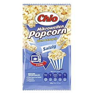 Chio Mikrowellen Popcorn salzig, 22er Pack (22 x 100 g)