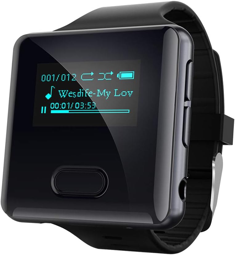 wiwoo Clip MP3 Player with Bluetooth,16GB Running Bluetooth MP3 Player