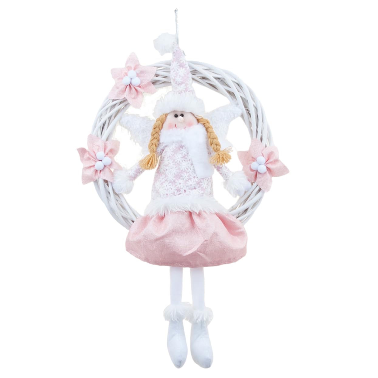 Colgante Ángel para Decoración Navideña Navideña para Colgar Puerta o Pared De Fiesta