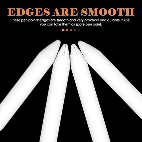 Miniatura 3 de EXCEART Puntas de repuesto para marcadores de pintura acrílica, 20 puntas de 0.028 in para marcadores permanentes, bolígrafos de pintura recargables