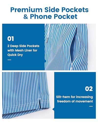 maamgic Mens Swim Trunks with Compression Liner Short Stretch Mens Bathing Suit Quick Dry Swimming Trunks Swimsuit4