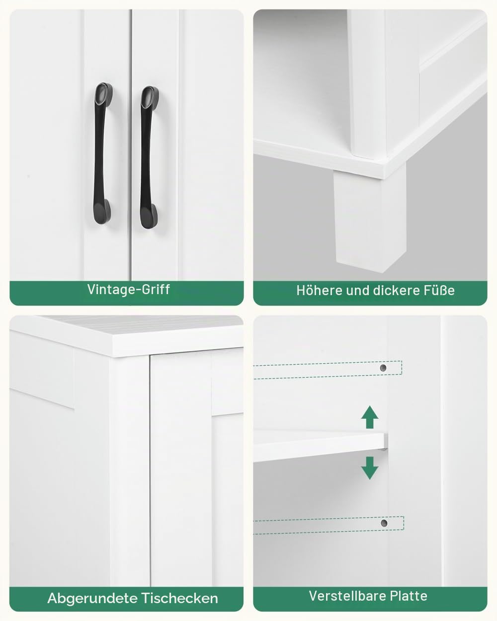 Hzuaneri Badezimmerschrank, Beistellschrank