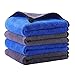 4er 800GSM Mikrofasertücher Auto Poliertuch Trockentuch - Microfasertuch Autopflege Microfaser handtücher Poliertücher - Drying Cloth zur Reinigung Auto Motorrad Haushaltsreinigung Tücher Tuecher