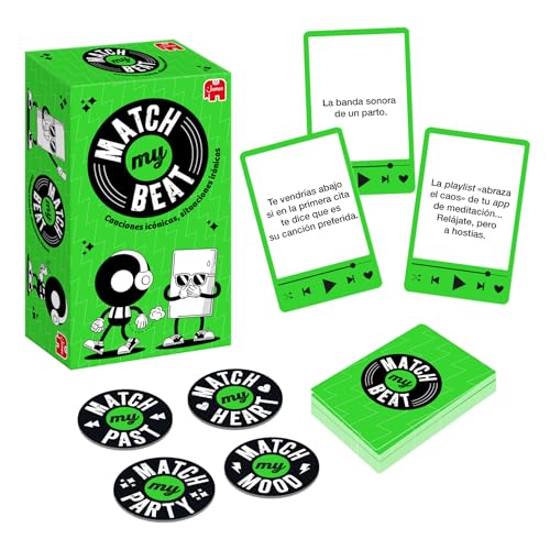 Match My Beat, Juego de Mesa Adultos y Divertido, Juega de Mesa Musical, a Partir de 17 años, de 2 a 10 Jugadores, Juego de Fiesta en español (ES)