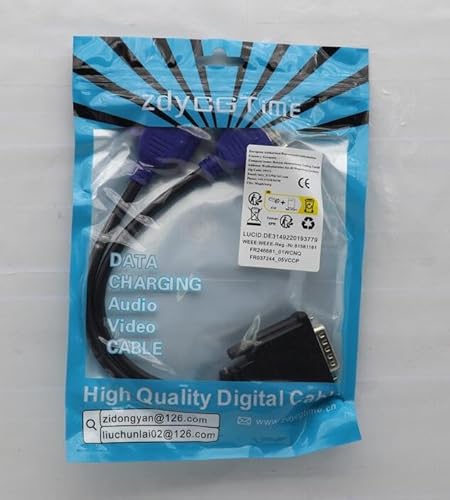 Zdycgtime 4335208686 Dms-59 59-Pin Male To Dual Vga Female Y Splitter Video Card Adapter Cable thumb #7