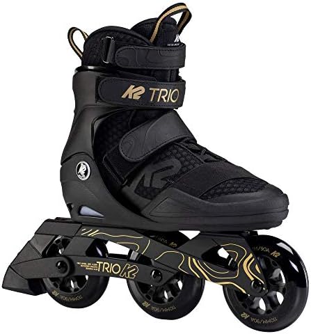 K2 Trio 110 Inline Skate 2021 Black/Gold