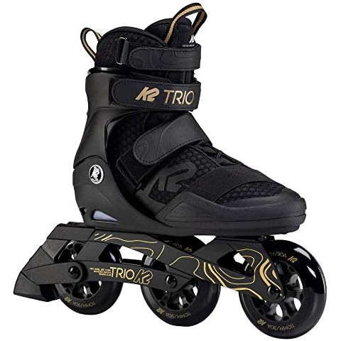 K2 Trio 110 Mens Urban Inline Skates - Black/Gold / 9.0 Cover