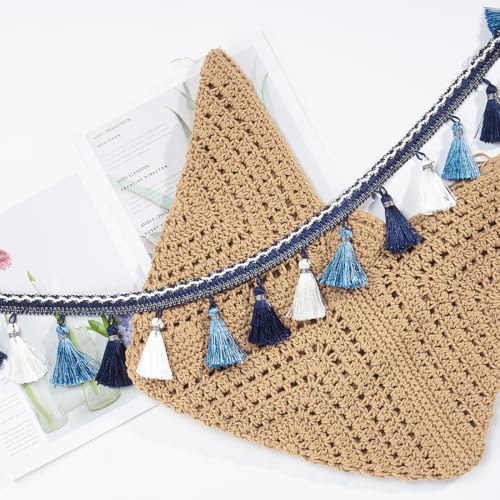 Image of TANOSII Tassel Purse Strap Handbag Strap Replacement Shoulder Crossbody Strap