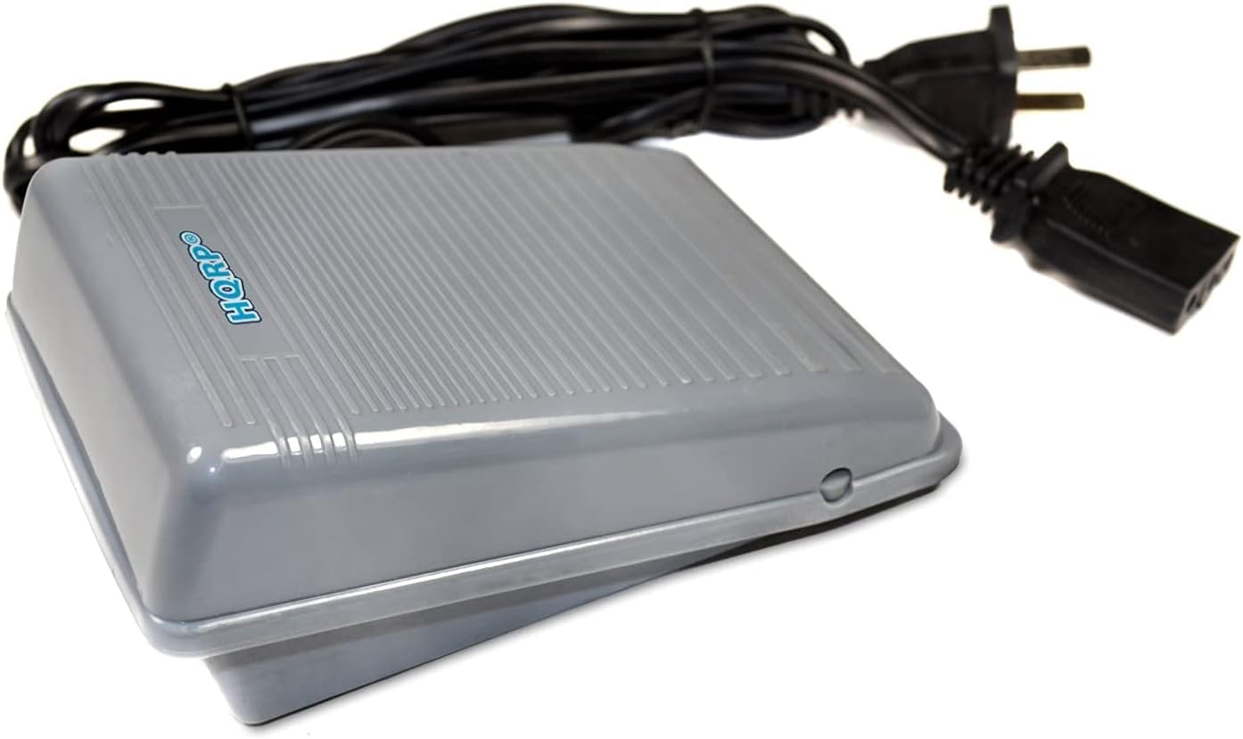 HQRP Foot Controller Compatible with Singer 8280, 8510, 14T968DC, 2 & 5 Stitch Pattern, 995D2, 996D2, Quantum Decor, Sewing Machine Pedal Power Cord