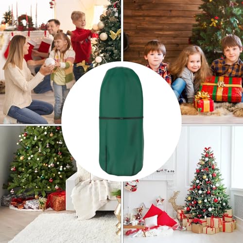 Couverture pour sapin de Noël réglable housse verticale résistante - 5
