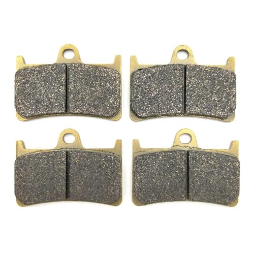 ZCPOPKNHNZ Für YAMAHA YZF-R1 04-06 YZF-R6 03-16 YZF-R7 MT-10 XSR 700 MT-07 MT-09 Für Tracer 900 900GT 9GT Motorrad-Bremsbeläge Vorn Und Hinten(2 Paar vorne)