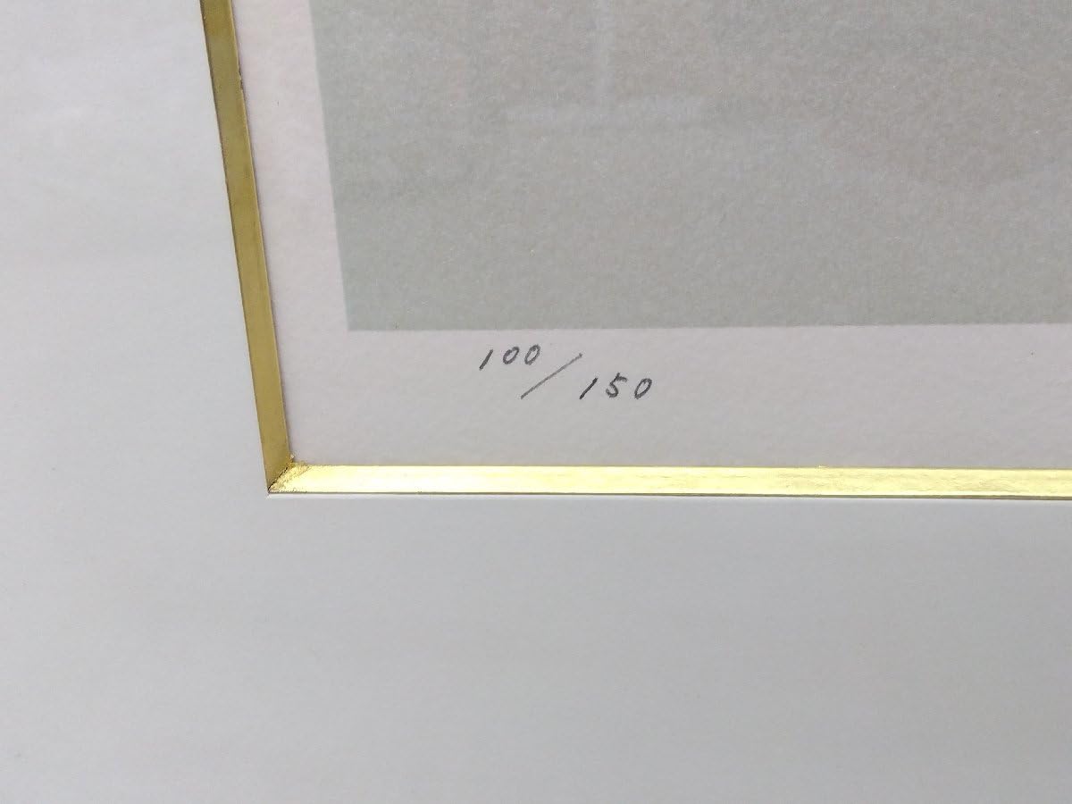 Amazon.co.jp: 上村淳之 瑠璃鳥 リトグラフ 直筆サイン 100150