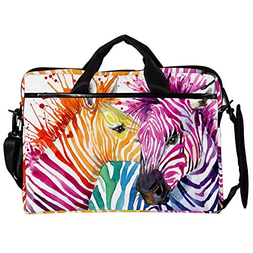 Sac à bandoulière Aquarelle ordinateur portable 14 15.4 pouces sacoche PC femme