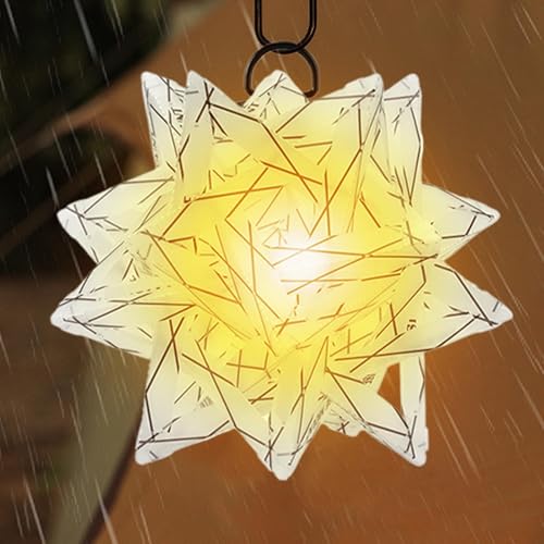 Lampe de camping en étoile portable et étanche en panneau PP pour la randonnée