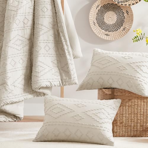 Comfort Spaces Gigi Tufted Comforter Set, Twin/Twin XL, 2 Piece, Beige - image 9