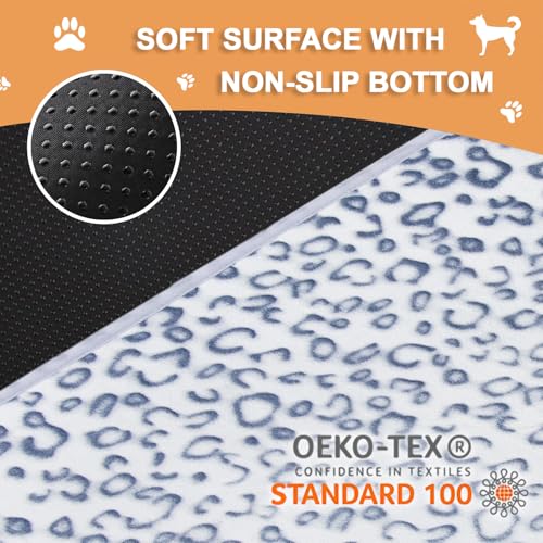 Image of Qeils Reusable Puppy Pads, 2 Pack Washable Pee Pads for Dogs, Waterproof Non Slip Wee Wee pad, Absorbent and Leakproof Training Mats for Potty, Crate, Playpen, Bed, Sofa, 16 inchx 30 inch