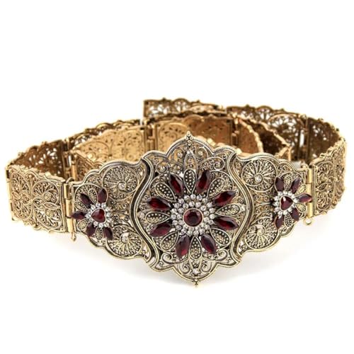 Wvapzxx Belt For Women Moroccan Algerian Ethnic Wedding Jewelry Arab Robe Caftan Belt Bridal Jewelry2