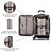 Travelpro Platinum Elite Softside Expandable Carry on Luggage, 8 Wheel Spinner Suitcase, USB Port, Suiter, Men and Women, True Navy Blue, Carry On 21-Inch