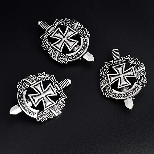 Image of Silver Bronze Retro Brooch Pin - Ww2 German Wehrmacht Brooch 1935 1945 - Unisex