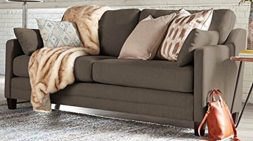 Serta Carmina Contemporary Upholstered 75" Living Room Sofa, Modern Couch for Two or