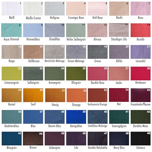 LINILI Leinen Fliege und Einstecktuch SET für Herren, Bereits gebunden und verstellbar- Handgefertigt in EU- Farbe: Beige