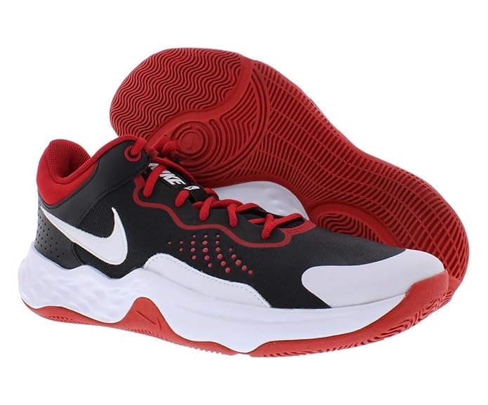 NIKE Fly.by MID 3-Black/White-Gym RED-8UK 2 51M8zmG2UoL