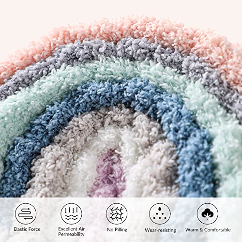 Image of Clothirily Fuzzy Socks for Women, Fluffy Socks Womens, Soft Cozy Slipper Sock for Women, Womens Winter Warm Sleeping Sock