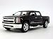 KiNSMART Chevy Silverado (2014) LTZ Crew Cab 4x4 1/46 Scale Diecast Metal Model - Black