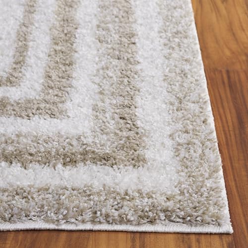Tapete cuadrado SAFAVIEH 200x200 cm beige e ivoire miniatura 6