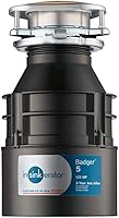 Vista 5 de InSinkErator Triturador de basura, Badger 5XP, Power Series, Alimentación continua 34 HP, Negro & Triturador de basura, Badger 5, Serie Estándar, 12