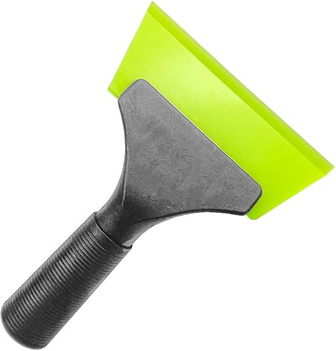 Miniatura 7 de Escobilla de goma resistente para parabrisas de automóvil, escobilla de agua, rascador de hielo de goma con mango antideslizante para limpieza de