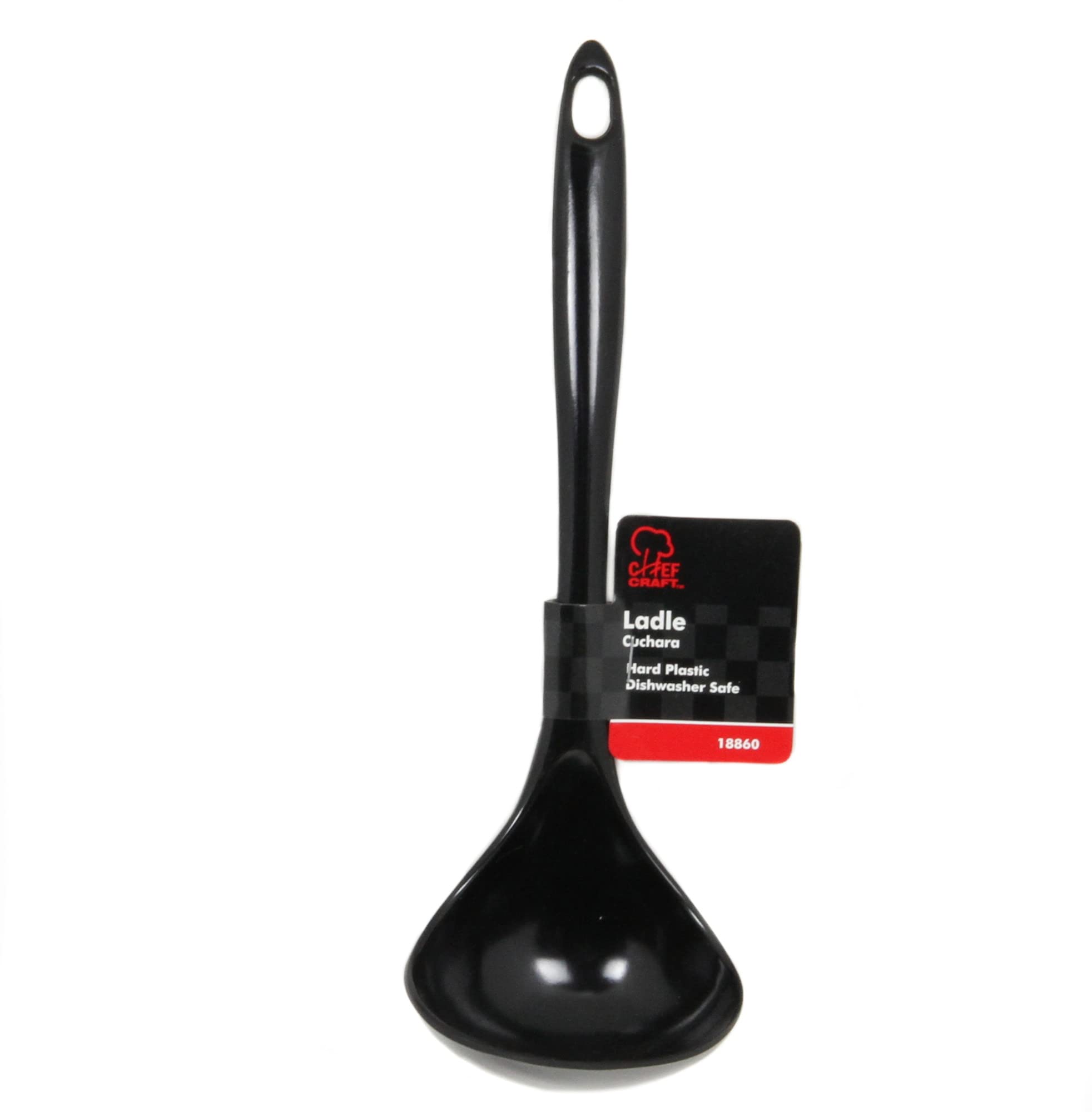 Mestolo Chef Craft 18860 In Melammina Nero – Leggero, Anti Graffio, Lavabile In Lavastoviglie