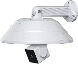 Wall Mount and Weatherproof Protective Cover for WYZE Cam Pan V3/V2/V1, Blink Mini Pan-Tilt, Eufy Cam E220, Kasa Indoor Pan and Tapo C200 (1 Pack White，Camera not Included)
