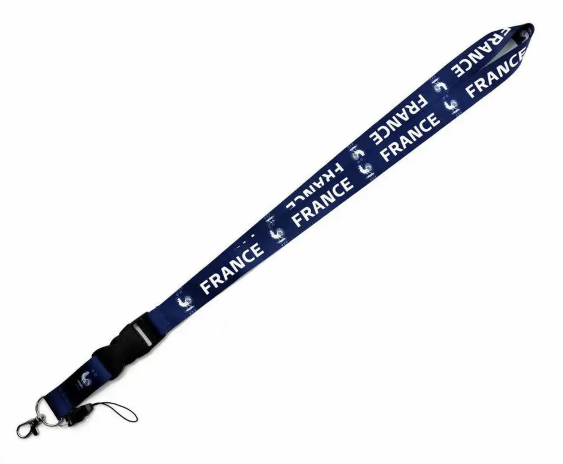 Pinstant National Football Soccer Team International Sports Detachable 22" Neck Lanyard Keychain Holder ID Badge Strap
