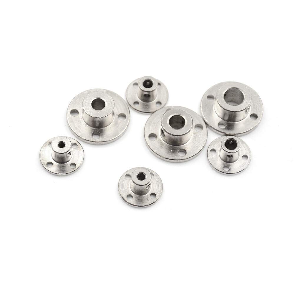 Koppler Edelstahl-Elektroplantflansch 5mm bis 8mm starrer Flanschkoppler 3-14mm for Motor 3D-Druck CNC YIJIAN (Größe : 3.17x10mm)