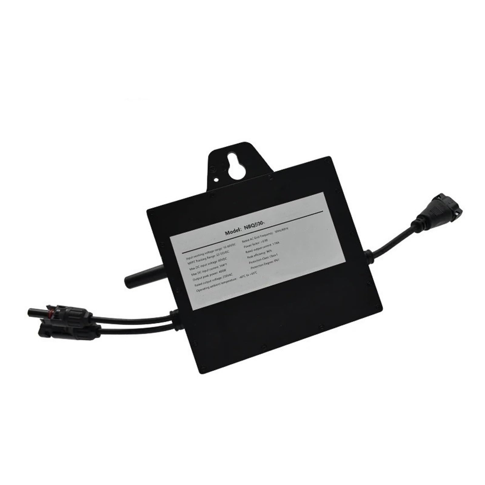 Micro Inverter Solare fotovoltaico da 500 W con Collegamento alla Rete Ingresso 16 V-60 V CC Uscita 110 V-240 V