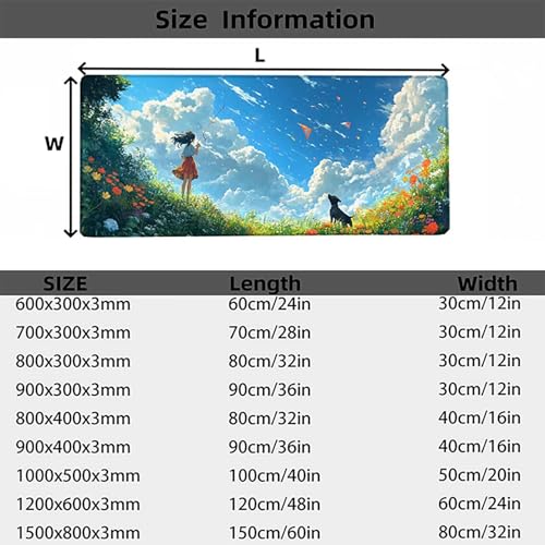Tapis souris vert imperméable grand format et antidérapant